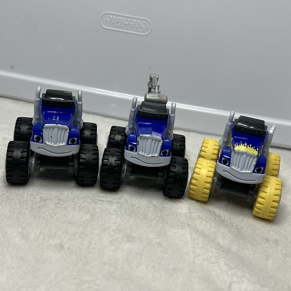 Blaze And The Monster Machines Crusher Lot Diecast Truck Vehicle Mattel Nick